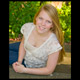 Blonde young woman posing for a natural environmental portrait in kennebunk maine