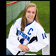 High School Senior Portrait in sports uniform wells maine